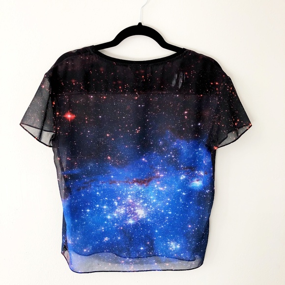 Maison Scotch Sheer Galaxy Top - Picture 3 of 6